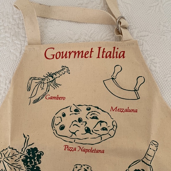 Graphic cotton apron - Picture 6 of 7